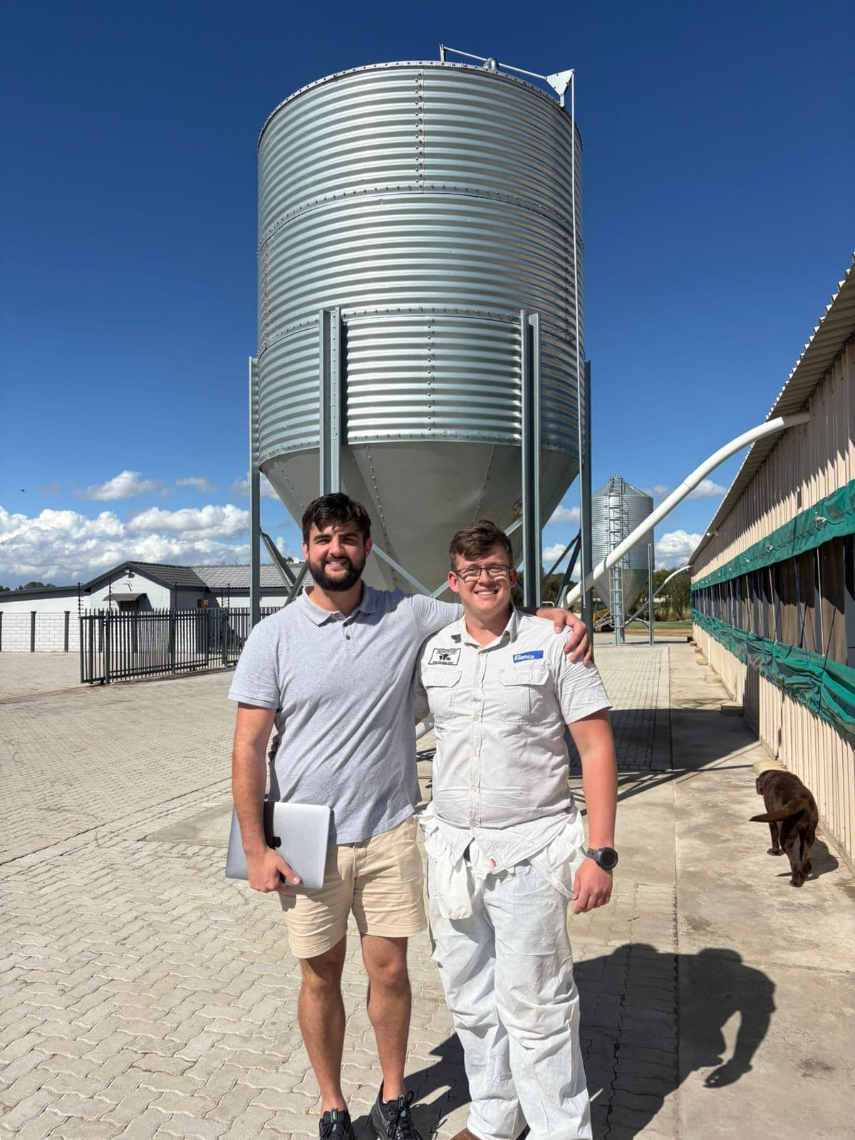 Dylan Geldenhuys and Dr Ryan Nel — co-founders of SenseAgri AI